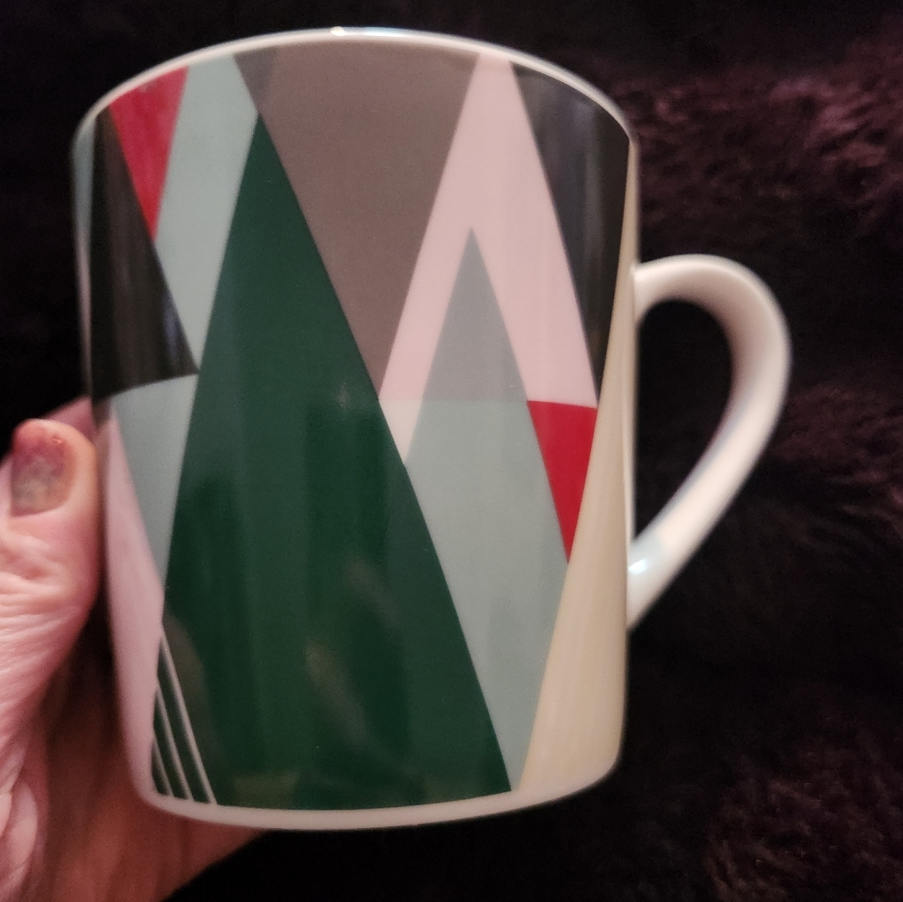 EUC Starbucks holiday trees mug